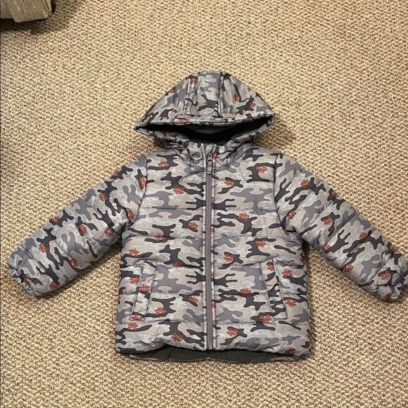 Carter's Camouflage Puffer Jacket with Hood - Picture 1 of 4